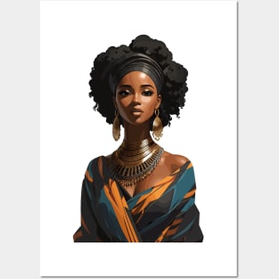 Afrocentric Woman Posters and Art